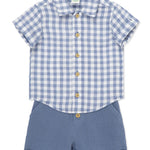 Check Gauze Short Set 16133