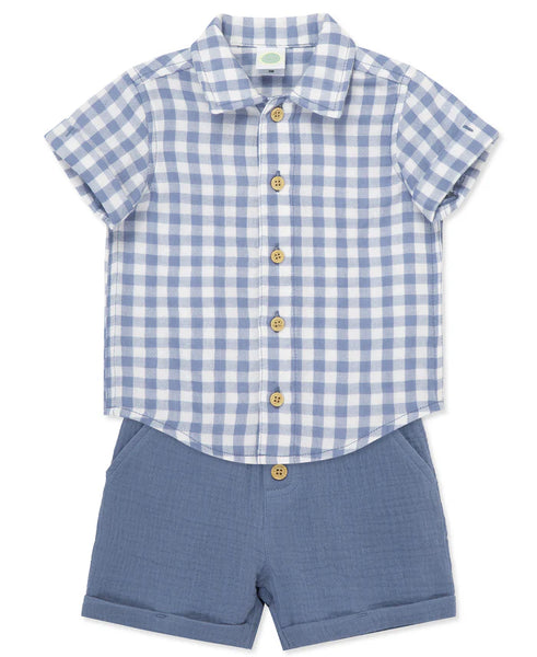 Check Gauze Short Set 16133