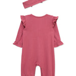 Rose Jumpsuit & Headband 25-16490