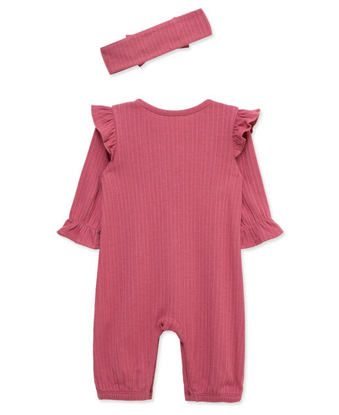 Rose Jumpsuit & Headband 25-16490