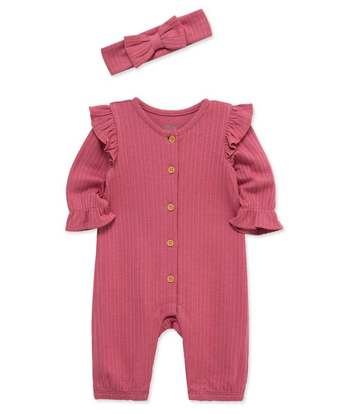 Rose Jumpsuit & Headband 25-16490