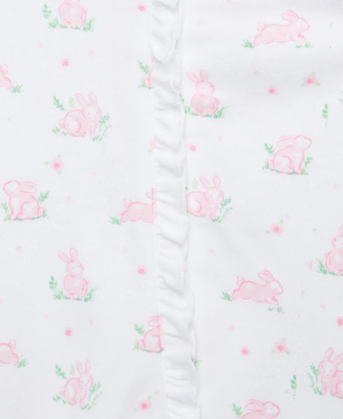 Pink Bunny Footie & Hat 15829