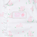 Pink Bunny Footie & Hat 15829