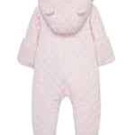 LITTLE ME Pink Bear Quilted Pram 25-16643