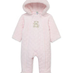 LITTLE ME Pink Bear Quilted Pram 25-16643
