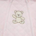 LITTLE ME Pink Bear Quilted Pram 25-16643