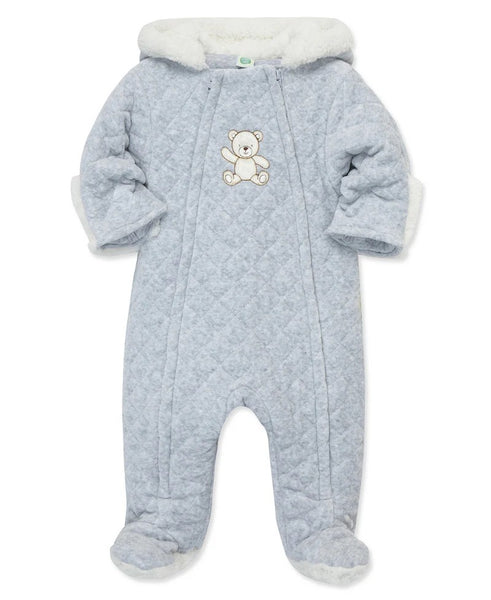 Grey Bear Quilted Pram 25-16644