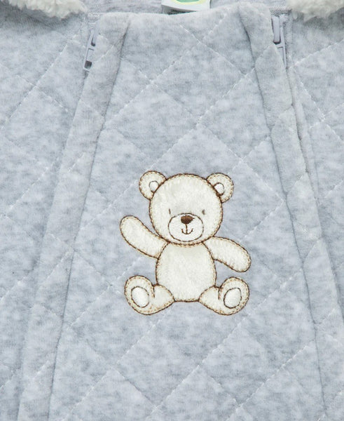 Grey Bear Quilted Pram 25-16644