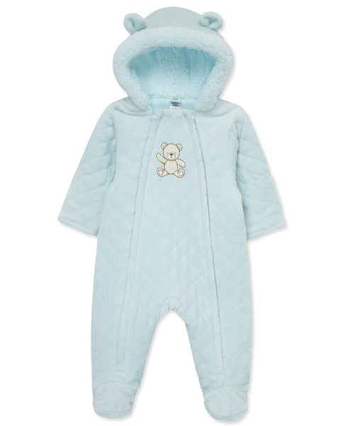 Blue Bear Quilted Pram 25-16645