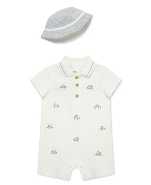 Elephants Romper & Hat 15980