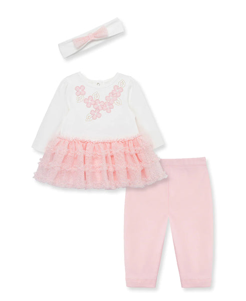 Flowers Tutu Set & Headband (12M-24M) 13772