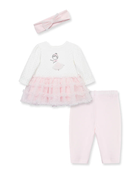 Ballerina Tutu Set & Headband (3M-12M) 13773