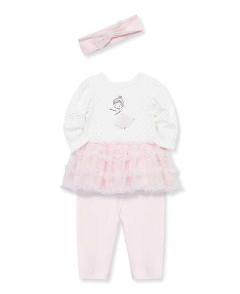 Ballerina Tutu Set & Headband (3M-12M) 13773