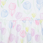 Pretty Tulips Dress & Cardigan Set 15637