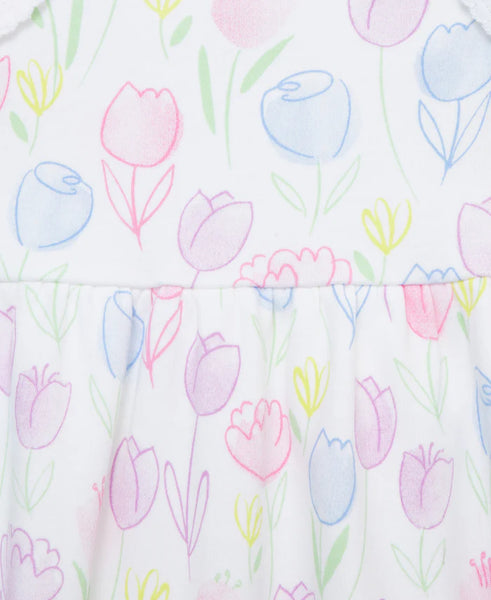 Pretty Tulips Dress & Cardigan Set 15637