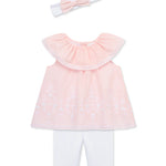 Pink Eyelet Woven Tunic Set (3M-24M) 15895