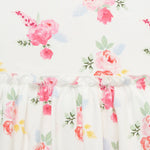 Roses Bodysuit Dress & Headband Set 15955