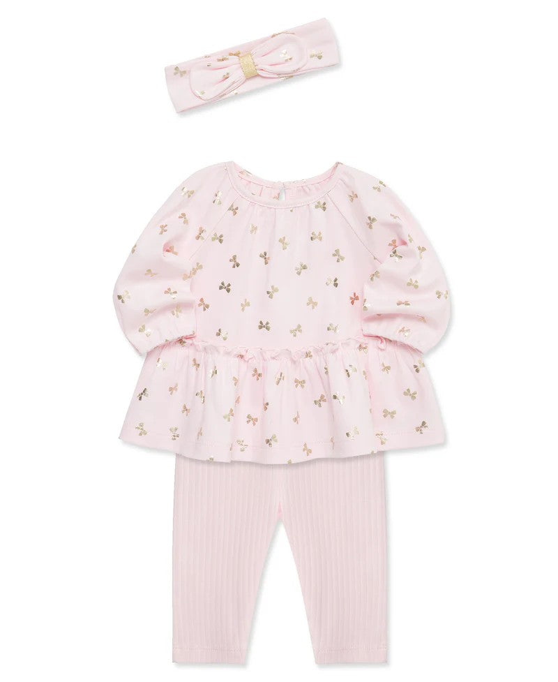 Bow Shine Tunic Set 25-16273