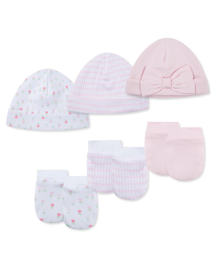 Tulips Hat & Mitten Set 415593