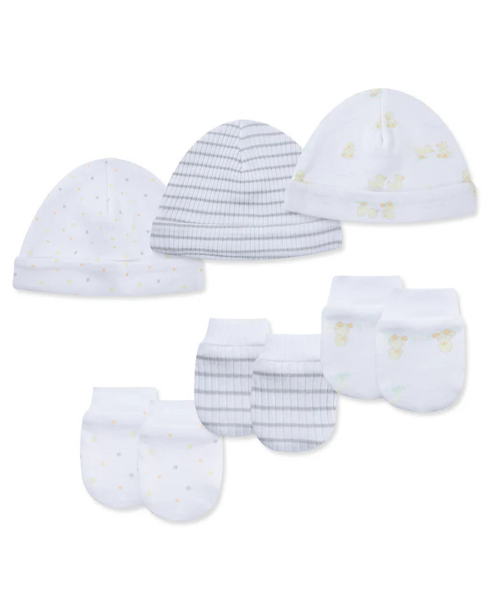 Splashy Ducks Hat & Mitten Set 415608