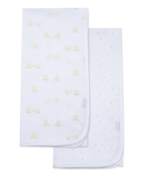 Splashy Ducks Receiving Blankets (2-Pack) 715607
