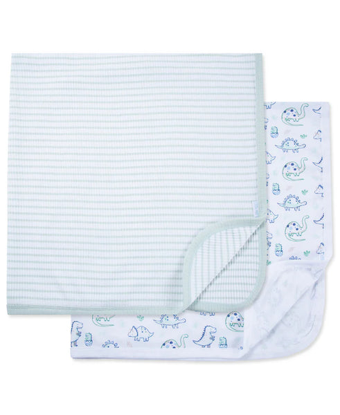 Dino Friends Receiving Blankets (2-Pack) 715619