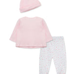 Tulips 3-Piece Cardigan Set 15588