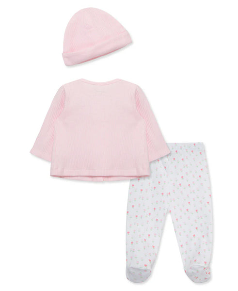 Tulips 3-Piece Cardigan Set 15588