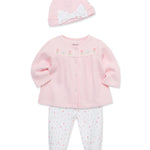 Tulips 3-Piece Cardigan Set 15588