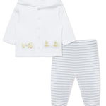 Splashy Ducks 2-Piece Cardigan Set 15604