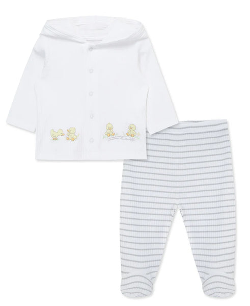 Splashy Ducks 2-Piece Cardigan Set 15604