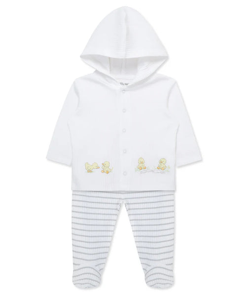 Splashy Ducks 2-Piece Cardigan Set 15604