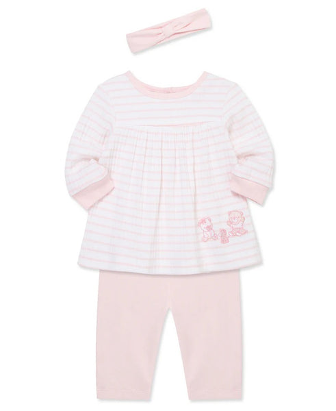 Joyful Bears 3-Piece Pant Set & Headband 25-16238