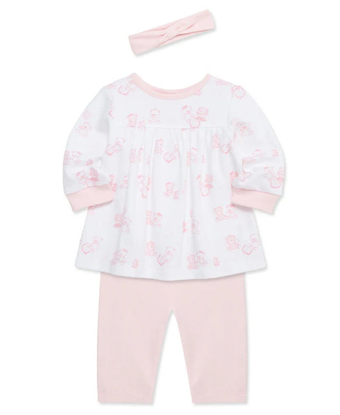Joyful Bears 3-Piece Pant Set & Headband 25-16238