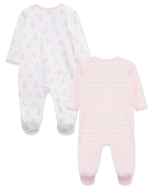 Pretty Puppies 2-Way-Zip Footies (2-Pack) 16947