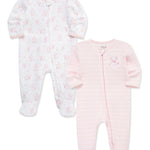 Pretty Puppies 2-Way-Zip Footies (2-Pack) 16947