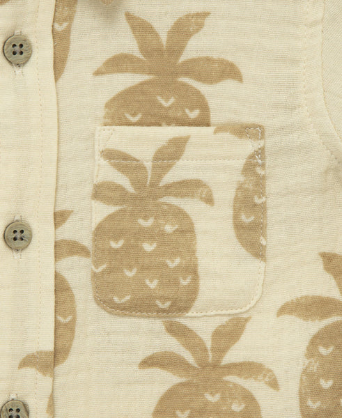 Pineapple Woven Short Set (12M-4T)