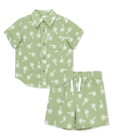 Tropical Woven Short Set (12M-4T)  16032