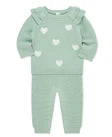 LITTLE ME Heart Sweater Set 25-16713