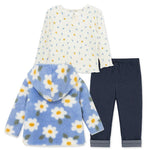 Floral 3-Piece Toddler Sherpa Set 25-16436