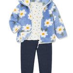 Floral 3-Piece Toddler Sherpa Set 25-16436