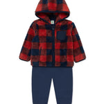 Check 3-Piece Sherpa Set 25-16444