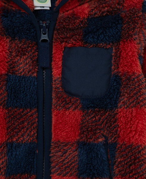 Check 3-Piece Sherpa Set 25-16444