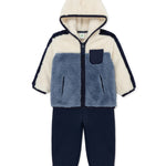 Colorblock 3-Piece Sherpa Set 25-16445