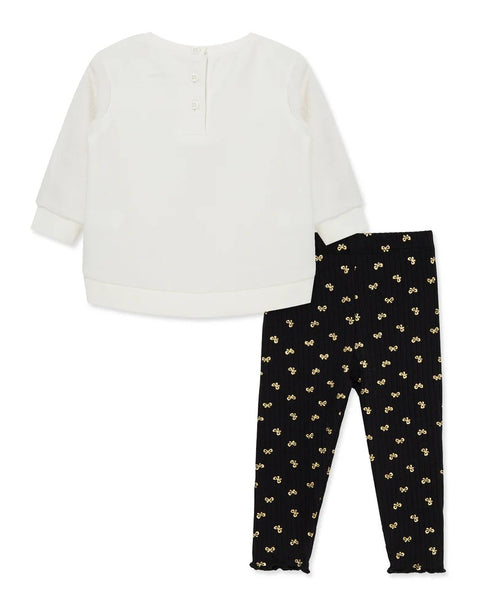 Bow 2-Piece Sweatshirt Set 25-16368