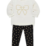 Bow 2-Piece Sweatshirt Set 25-16368