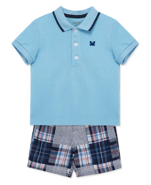 Crab Polo Short Set (12M-4T) 16038