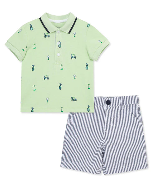 Golf Polo Short Set (12M-4T) 16039