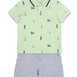 Golf Polo Short Set (12M-4T) 16039