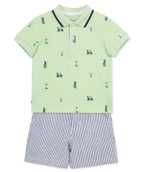 Golf Polo Short Set (12M-4T) 16039